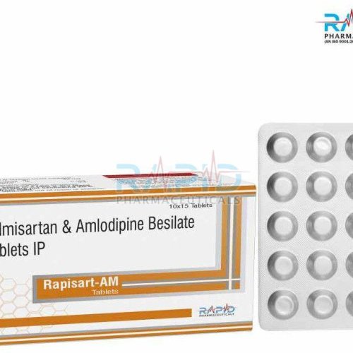 Rapisart Am Telmisartan IP 40mg Amlodipine Besylate Tablet