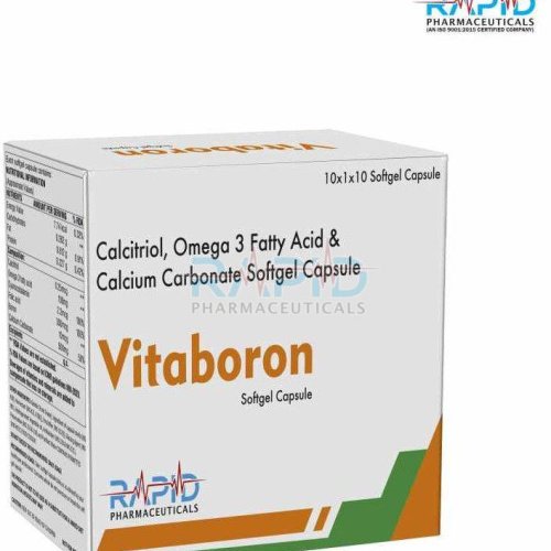 Vitaboron Calcitriol Omega-3 Fatty Acid Calcium Carbonate Capsule