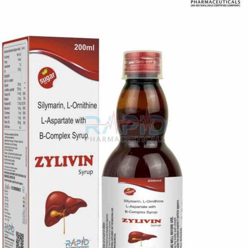 Zylivin Silymarin L-Ornithine L-Aspartate B Complex Syrup