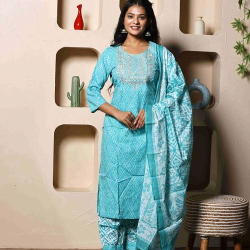 Aafreen Sky Suit Set
