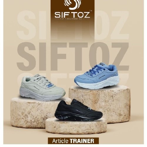 Mens Cushioned Mesh Trainer Sneakers