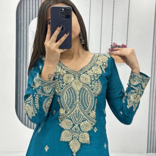 Party Wear Plazzo Suits