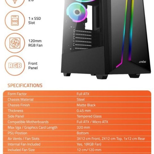Mid Tower Gaming Cabinet