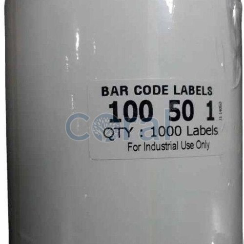 100x50mm Plain Barcode Label Roll