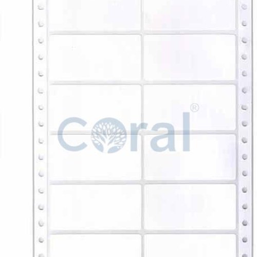 70x35mm Coral Dot Matrix Label Sheet