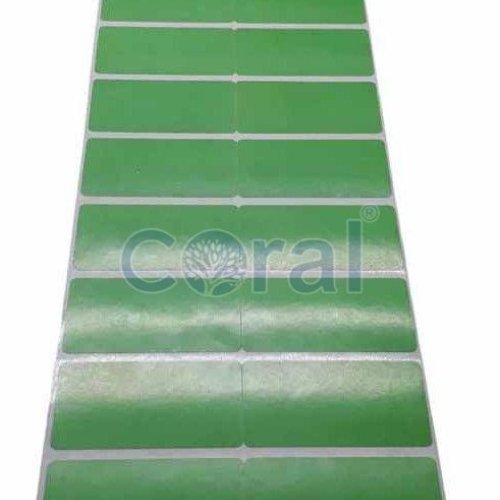 75x50mm Green Barcode Label Sticker Roll
