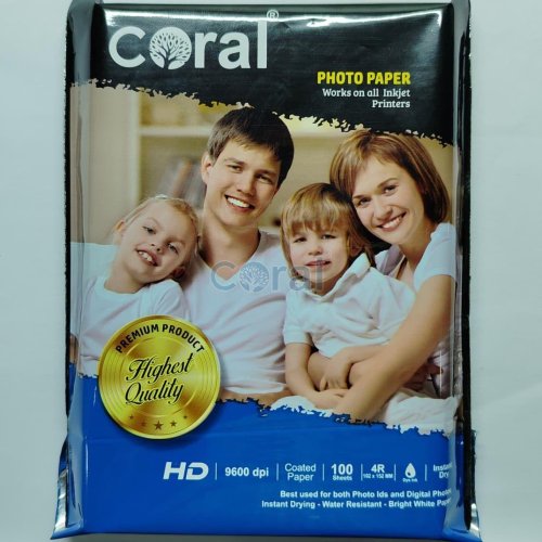 Coral Photo Glossy Paper