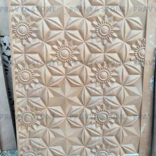 Flower Cutting Stone Wall Panels