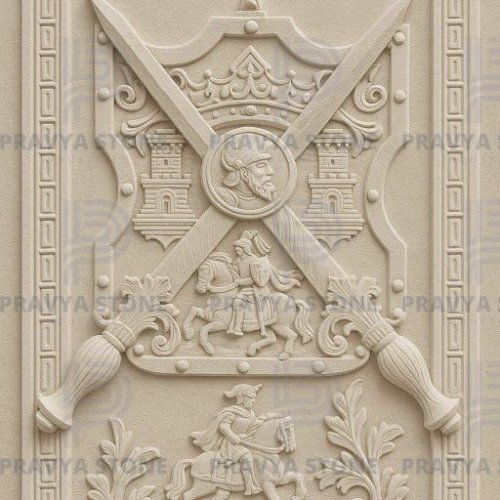 Handcarved Stone Wall Panels