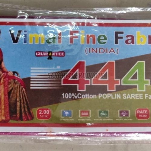 2m Cotton Poplin Saree Fall