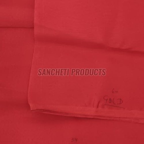 Red Polyester Rotto Fabric
