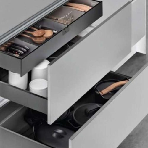 Grey Self Closing Innotech Slim Tandem Box