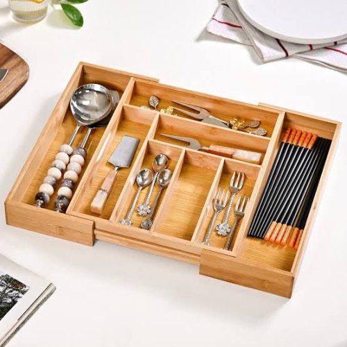 Wooden Cutlery Tray