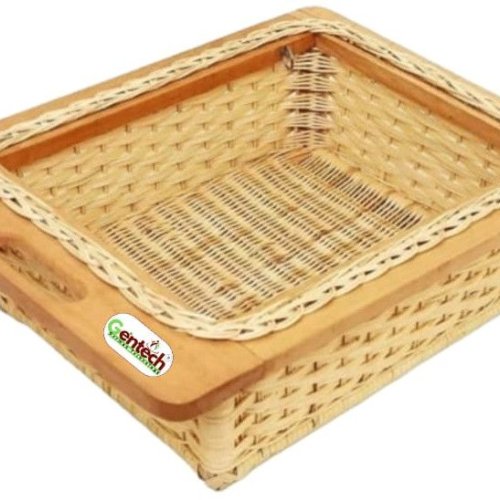 Wooden Wicker Basket