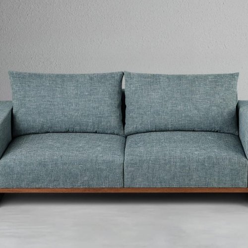Walnut Slate Linear Sofa