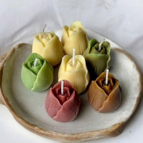 Tulip Flower Candle