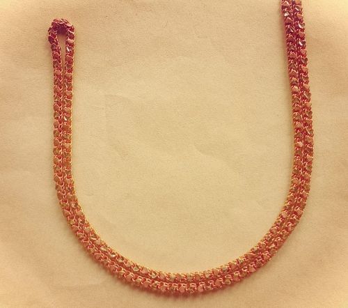 Necklace Copper Hollow Men Chain