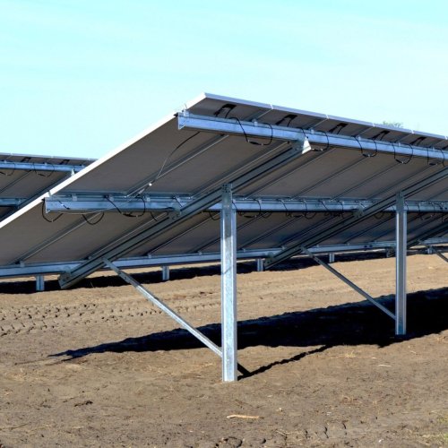 Ground Mounted Solar Panel Structure