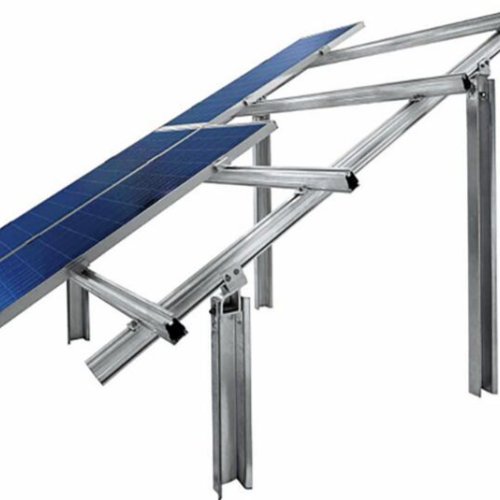 Rooftop GI Solar Panel Structure