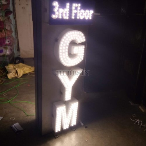 LED Acrylic Gym Sign Board