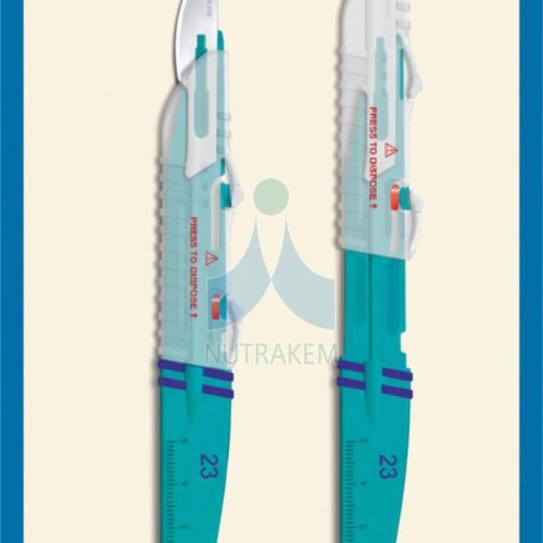 Stainless Steel Ribbel Safety Scalpel