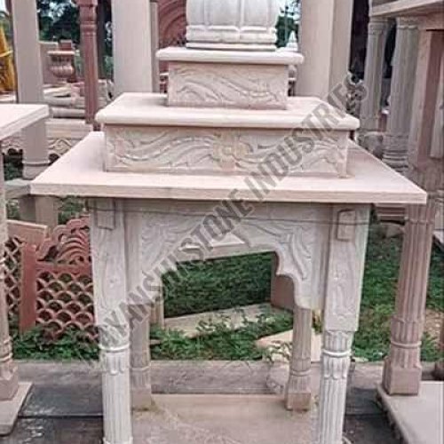 Pink Sandstone Majestic Temple Mandir