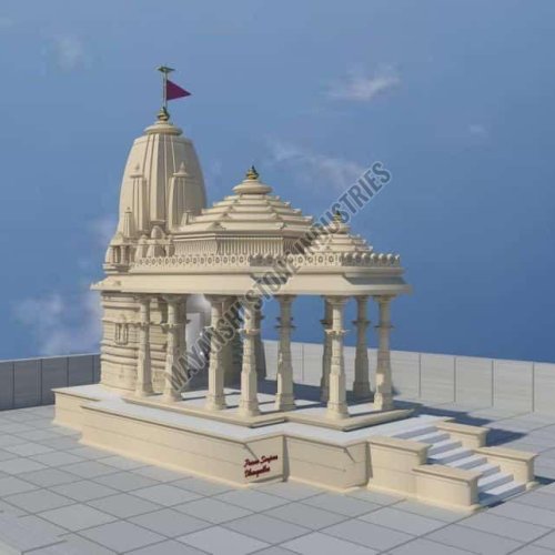 Pink Sandstone Heritage Style Temple
