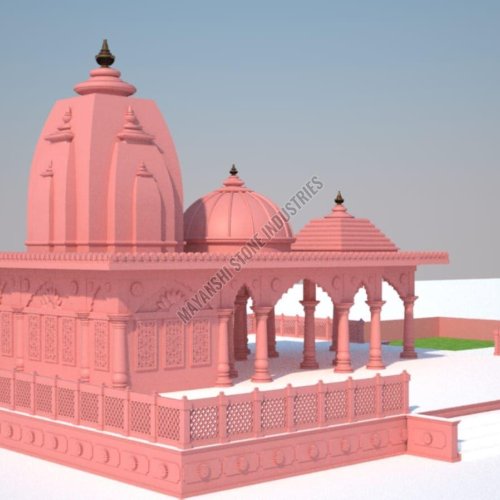 Red Sandstone Royal Architectural Temple