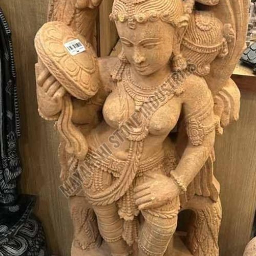 Sandstone Apsara Statue