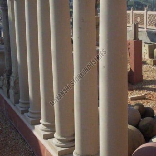 Sandstone Roman Column Solid Pillar