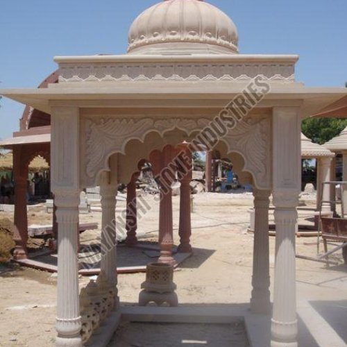 Traditional Indian Sandstone Courtyard Gazebo