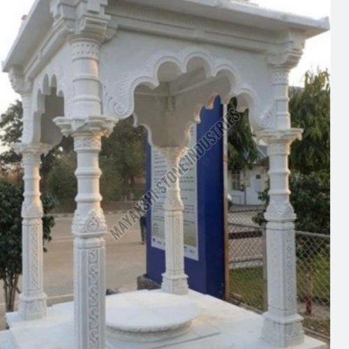White Sandstone Outdoor Gazebo