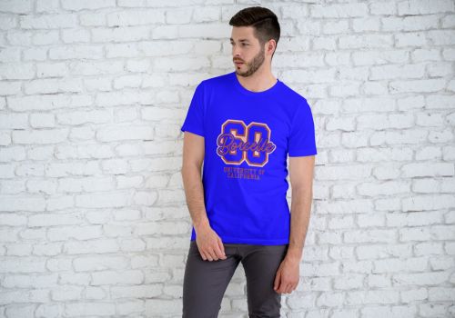 Men Half Sleeve Cotton Printed T-Shirt