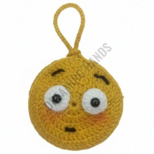 Handmade Emoji Crochet Pouch