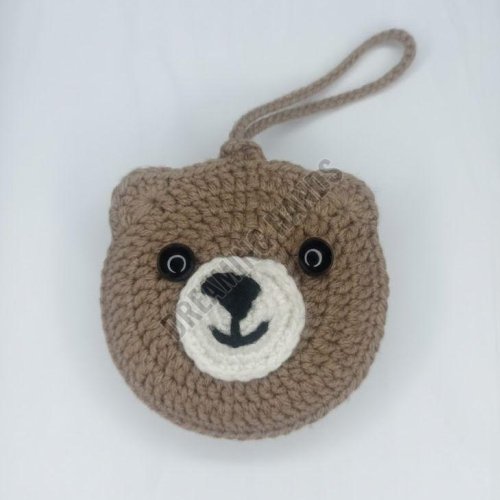 Handmade Teddy Crochet Pouch