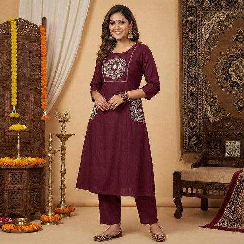 Traditional Cotton Angrakha Set