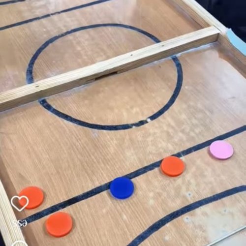 Wooden Fast Sling Puck Game Board