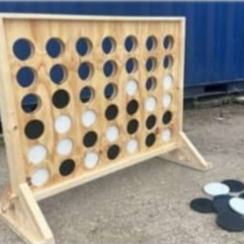 Wooden Giant Connect Four Game