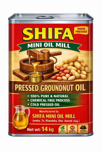 Wood Pressed Groundnut Oil