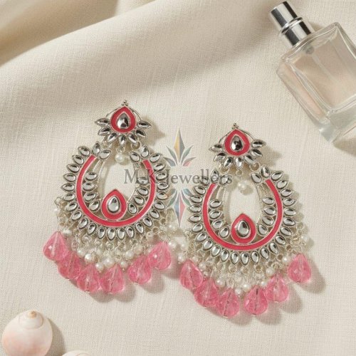 Ladies Deep Chestnut Designer Drop Earrings