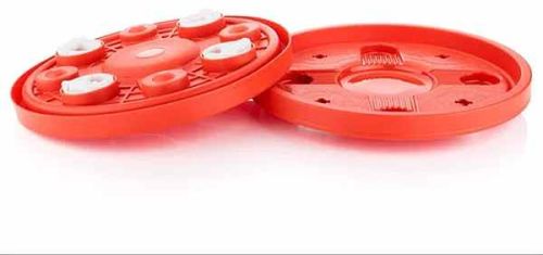 Red Plastic Gas Cylinder Trolley