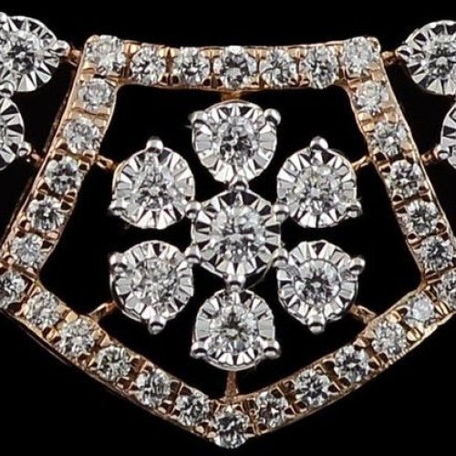 18K Rose Gold Diamond Accent Mangalsutra