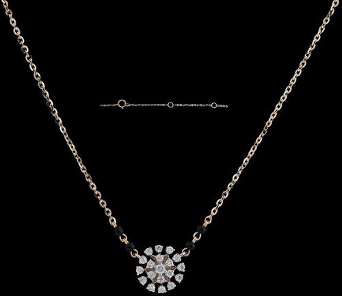 Tiny Minimalist Diamond Mangalsutra