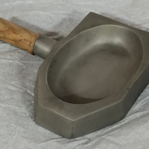 Grey Hammered Shape Bowl