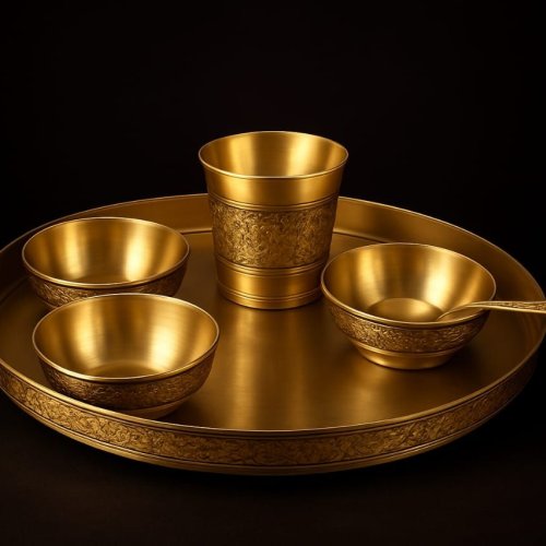 Kansa Bronze Thali Set
