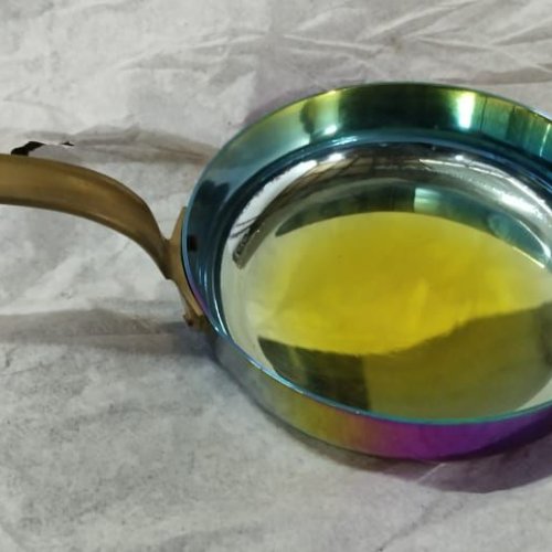 Polished Stainless Steel Frying Pan