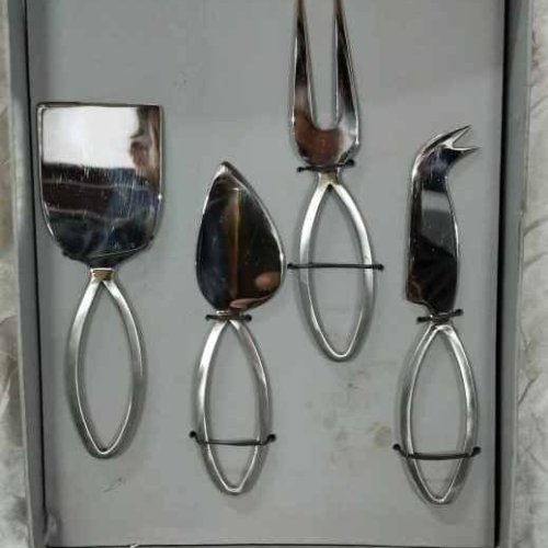 Stainless Steel Hand Made Cheese Knife Set