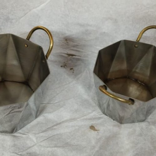 Stainless Steel Serving Hexa Bowl