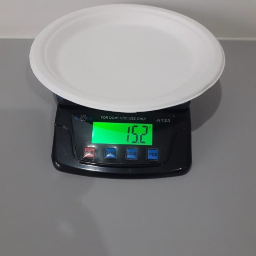 Plain Round Sugarcane Bagasse Dinner Plate