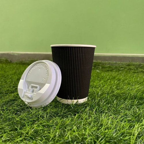 Ripple Wall Paper Cup with Lid